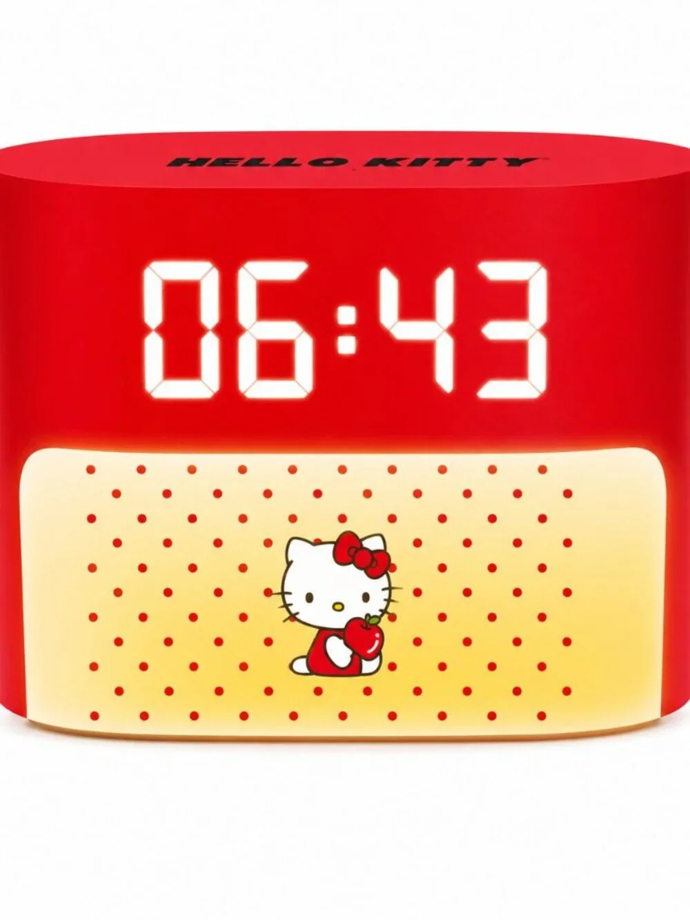 Hello Kitty Sunrise Alarm Clock LED Night Light, USB Powered Digital, Gift Idea